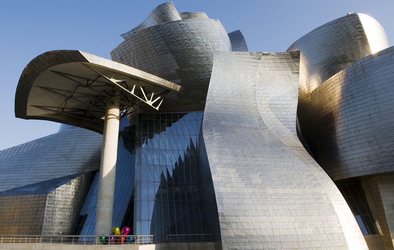 Pure Titanium in Architecture Guggenheim Museum in Bilbao